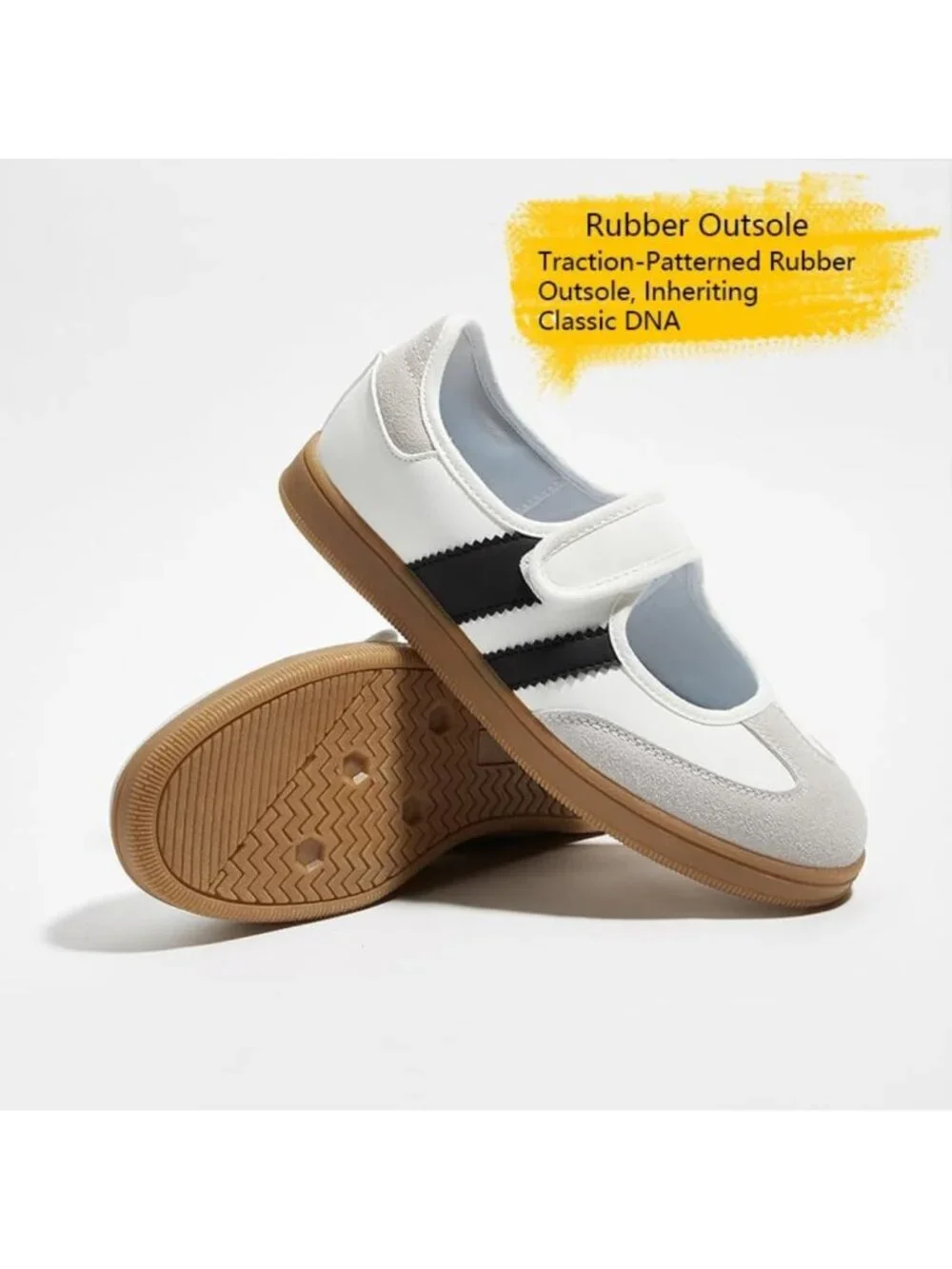 Stylish Women's Slip-On Retro Sneakers - Soft Sole Casual Loafers & Skate Shoes